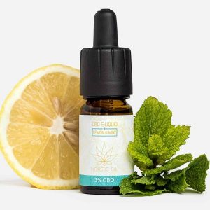 Nordic Oil e-liquid cbd limon menta
