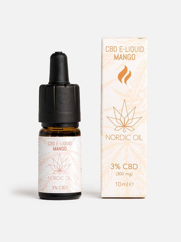 nordic-oil-e-liquid-cbd-mango-bottle-box Nordic Oil e-liquid cbd mango