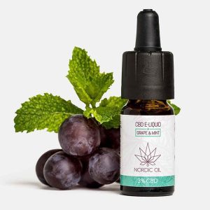Nordic Oil e-liquid cbd uva menta